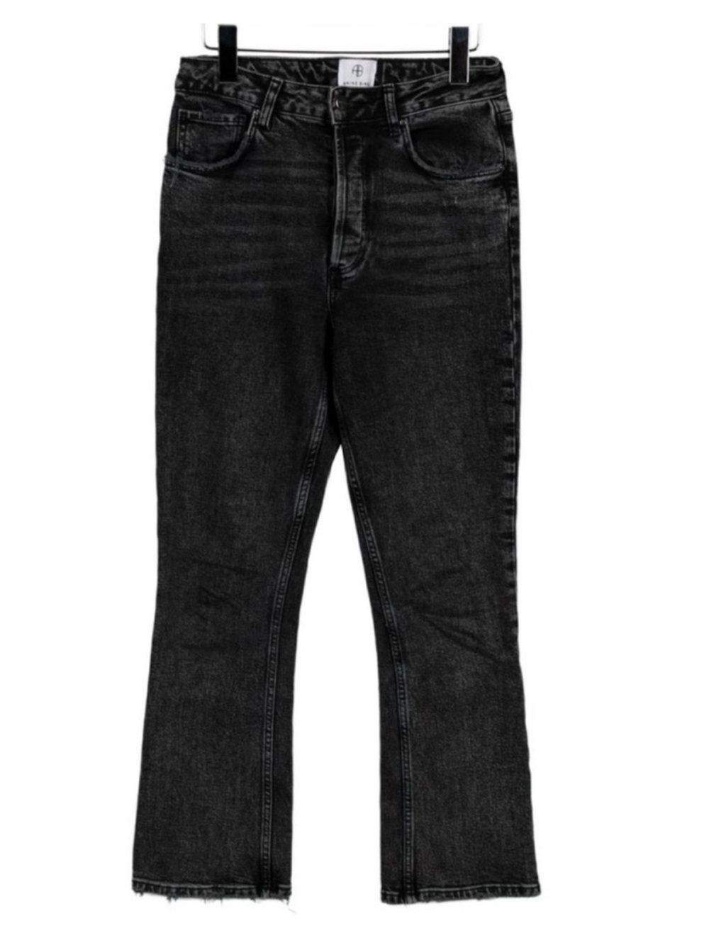 Anine Bing Lara Washed Black denim jeans